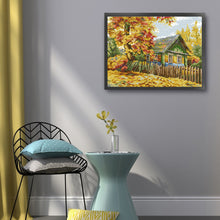 Load image into Gallery viewer, Autumn cabin - 36*30CM 14CT Stamped Cross Stitch（Joy Sunday）
