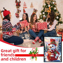 Load image into Gallery viewer, Christmas Winter Diamond Painting Diary Book with Crystal Pendant Bookmark Gifts
