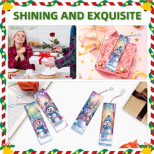 Load image into Gallery viewer, Christmas Winter Diamond Painting Diary Book with Crystal Pendant Bookmark Gifts

