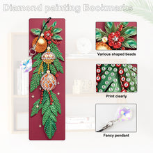 Load image into Gallery viewer, Christmas Winter Diamond Painting Diary Book with Crystal Pendant Bookmark Gifts
