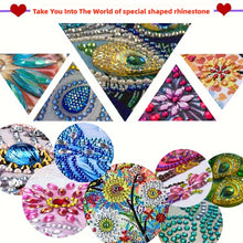 Load image into Gallery viewer, Christmas Winter Diamond Painting Diary Book with Crystal Pendant Bookmark Gifts
