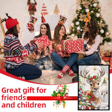 Load image into Gallery viewer, Christmas Winter Diamond Painting Diary Book with Crystal Pendant Bookmark Gifts
