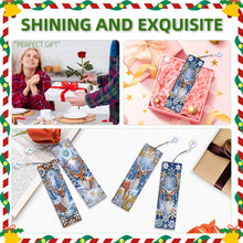 Load image into Gallery viewer, Christmas Winter Diamond Painting Diary Book with Crystal Pendant Bookmark Gifts
