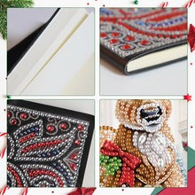 Load image into Gallery viewer, Christmas Winter Diamond Painting Diary Book with Crystal Pendant Bookmark Gifts
