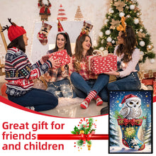 Load image into Gallery viewer, Christmas Winter Diamond Painting Diary Book with Crystal Pendant Bookmark Gifts
