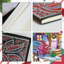 Load image into Gallery viewer, Christmas Winter Diamond Painting Diary Book with Crystal Pendant Bookmark Gifts
