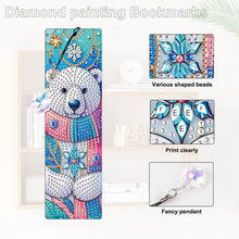 Load image into Gallery viewer, Christmas Winter Diamond Painting Diary Book with Crystal Pendant Bookmark Gifts
