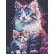 Load image into Gallery viewer, Cat 40*50CM(Canvas) Full Round Drill Diamond Painting
