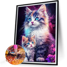 Load image into Gallery viewer, Cat 40*50CM(Canvas) Full Round Drill Diamond Painting
