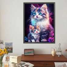 Load image into Gallery viewer, Cat 40*50CM(Canvas) Full Round Drill Diamond Painting
