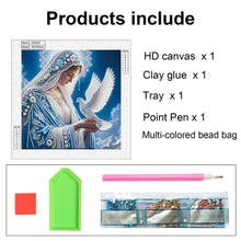 Load image into Gallery viewer, Religion - Virgin Mary 30*30CM(Canvas) Partial Special Shaped Drill Diamond Painting
