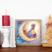 Load image into Gallery viewer, Religion - Virgin Mary 30*30CM(Canvas) Partial Special Shaped Drill Diamond Painting
