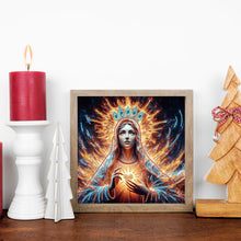 Load image into Gallery viewer, Religion - Virgin Mary 30*30CM(Canvas) Partial Special Shaped Drill Diamond Painting
