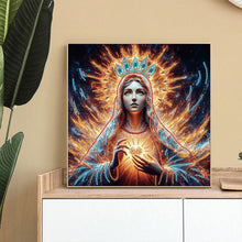 Load image into Gallery viewer, Religion - Virgin Mary 30*30CM(Canvas) Partial Special Shaped Drill Diamond Painting
