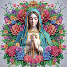 Load image into Gallery viewer, Religion - Virgin Mary 30*30CM(Canvas) Partial Special Shaped Drill Diamond Painting
