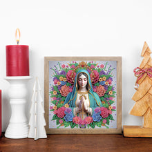 Load image into Gallery viewer, Religion - Virgin Mary 30*30CM(Canvas) Partial Special Shaped Drill Diamond Painting
