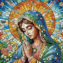 Load image into Gallery viewer, Religion - Virgin Mary 30*30CM(Canvas) Partial Special Shaped Drill Diamond Painting
