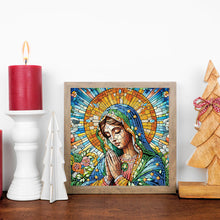 Load image into Gallery viewer, Religion - Virgin Mary 30*30CM(Canvas) Partial Special Shaped Drill Diamond Painting
