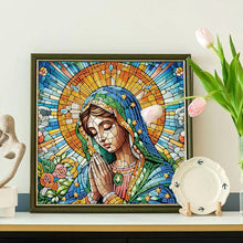 Load image into Gallery viewer, Religion - Virgin Mary 30*30CM(Canvas) Partial Special Shaped Drill Diamond Painting
