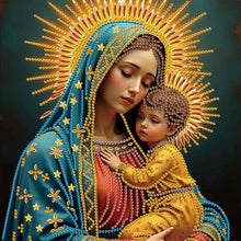 Load image into Gallery viewer, Religion - Virgin Mary 30*30CM(Canvas) Partial Special Shaped Drill Diamond Painting
