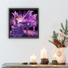 Load image into Gallery viewer, Elegant Lady In A Top Hat-Woman 30*30CM(Canvas) Partial Special Shaped Drill Diamond Painting
