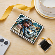 Load image into Gallery viewer, Diamond Painting Credit Card Holder Tree Business Card Holder for Outdoor Travel
