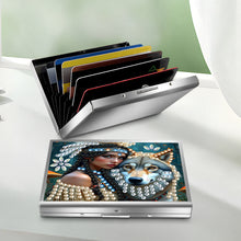 Load image into Gallery viewer, Diamond Painting Credit Card Holder Tree Business Card Holder for Outdoor Travel

