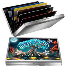 Load image into Gallery viewer, Diamond Painting Credit Card Holder Tree Business Card Holder for Outdoor Travel
