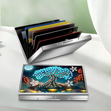 Load image into Gallery viewer, Diamond Painting Credit Card Holder Tree Business Card Holder for Outdoor Travel
