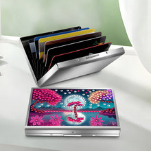 Load image into Gallery viewer, Diamond Painting Credit Card Holder Tree Business Card Holder for Outdoor Travel
