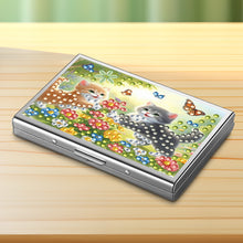 Load image into Gallery viewer, Diamond Painting Credit Card Holder Tree Business Card Holder for Outdoor Travel
