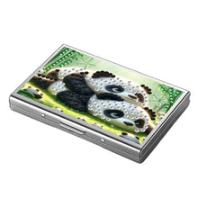 Load image into Gallery viewer, Diamond Painting Credit Card Holder Tree Business Card Holder for Outdoor Travel
