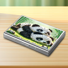 Load image into Gallery viewer, Diamond Painting Credit Card Holder Tree Business Card Holder for Outdoor Travel

