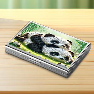 Diamond Painting Credit Card Holder Tree Business Card Holder for Outdoor Travel