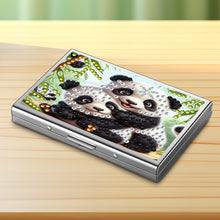 Load image into Gallery viewer, Diamond Painting Credit Card Holder Tree Business Card Holder for Outdoor Travel
