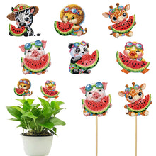Load image into Gallery viewer, 6Pcs Animal Stakes Diamond Painting Kits DIY Diamond Art Kits for Beginners
