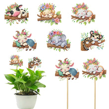 Load image into Gallery viewer, 6Pcs Animal Stakes Diamond Painting Kits DIY Diamond Art Kits for Beginners
