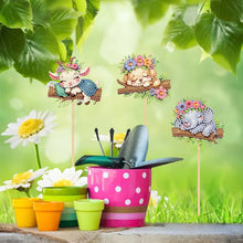 Load image into Gallery viewer, 6Pcs Animal Stakes Diamond Painting Kits DIY Diamond Art Kits for Beginners
