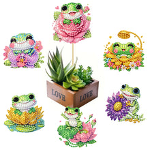 Load image into Gallery viewer, 6Pcs Animal Stakes Diamond Painting Kits DIY Diamond Art Kits for Beginners
