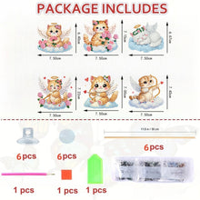 Load image into Gallery viewer, 6Pcs Animal Stakes Diamond Painting Kits DIY Diamond Art Kits for Beginners
