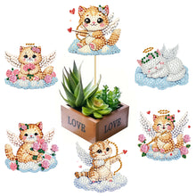 Load image into Gallery viewer, 6Pcs Animal Stakes Diamond Painting Kits DIY Diamond Art Kits for Beginners
