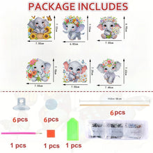 Load image into Gallery viewer, 6Pcs Animal Stakes Diamond Painting Kits DIY Diamond Art Kits for Beginners
