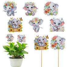 Load image into Gallery viewer, 6Pcs Animal Stakes Diamond Painting Kits DIY Diamond Art Kits for Beginners
