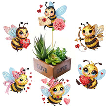 Load image into Gallery viewer, 6Pcs Animal Stakes Diamond Painting Kits DIY Diamond Art Kits for Beginners

