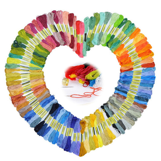50PCS Cross Stitch Threads 8m Multi-Colored Sewing Thread Embroidery Accessories