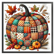 Load image into Gallery viewer, Colorful mosaic pumpkin-40*40CM  14CT Stamped Cross Stitch
