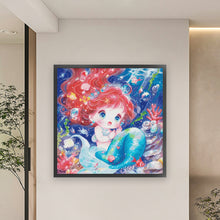 Load image into Gallery viewer, Mermaid princess - 65*65CM 14CT Stamped Cross Stitch Egyptian cotton£¨Spring Brand£©
