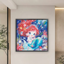 Load image into Gallery viewer, Mermaid princess - 65*65CM 14CT Stamped Cross Stitch Egyptian cotton（Spring Brand）

