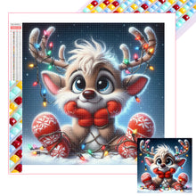 Load image into Gallery viewer, Christmas Elk 30*30CM(Canvas) Full Square Drill Diamond Painting
