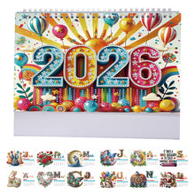 Load image into Gallery viewer, Diamond Painting Calendar DIY Calendar Desktop Ornament for Home Office Planning
